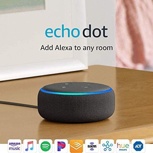 Echo Dot (3rd Gen) - Smart speaker with Alexa - Charcoal